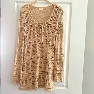Altar’d State crochet cover up, size L, never worn